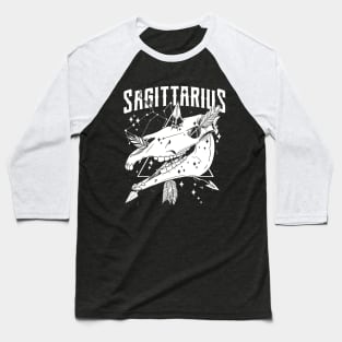 SAGITTARIUS Hedge Nocturnal Witch Shirt Skull constellation Baseball T-Shirt